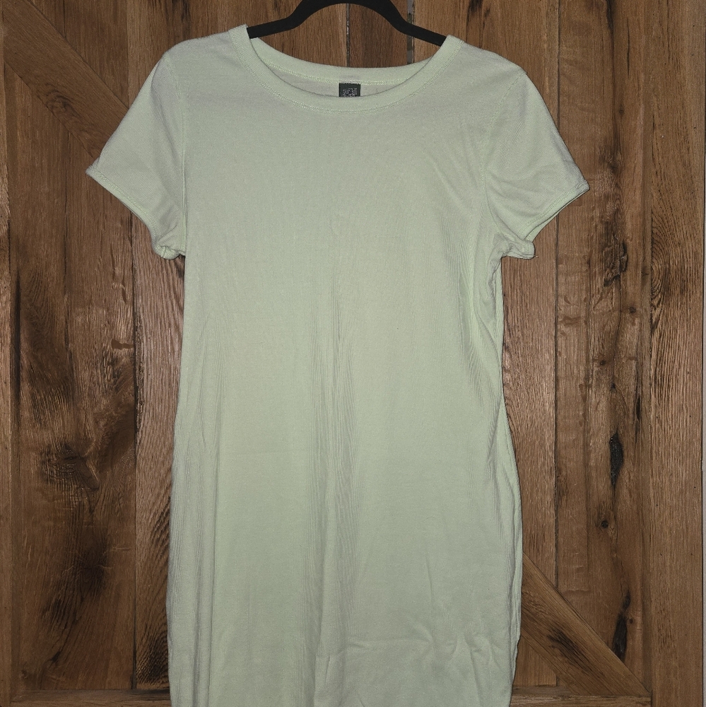 Mint Green Women's Tshirt Dress